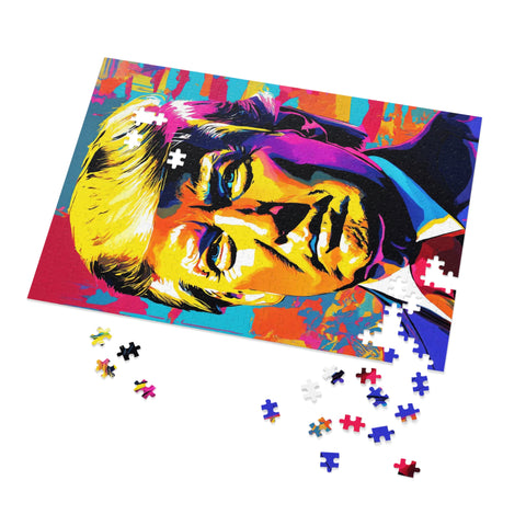 Donald Trump Puzzle, Modern Art Puzzle, Trump Jigsaw Puzzle, Thanksgiving Puzzle, Christmas Puzzle, Winter Puzzle, Puzzle Games, Adult, Funny Puzzle, Gift