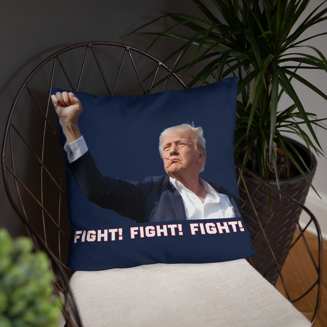 Donald Trump Pillow, Navy, Trump Fight Pillow, Trump Throw Pillow, Trump Decor, Trump Gift