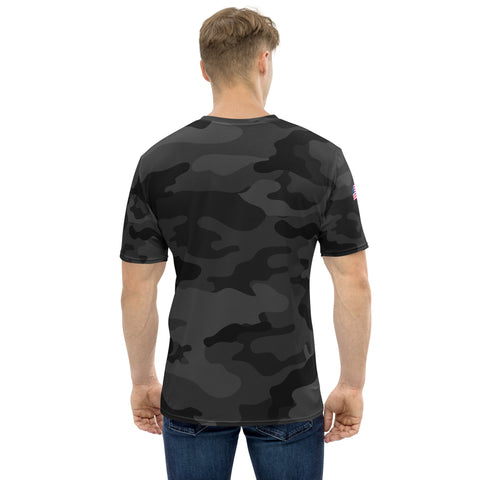 Mens T Shirt - Black Camo 2.0