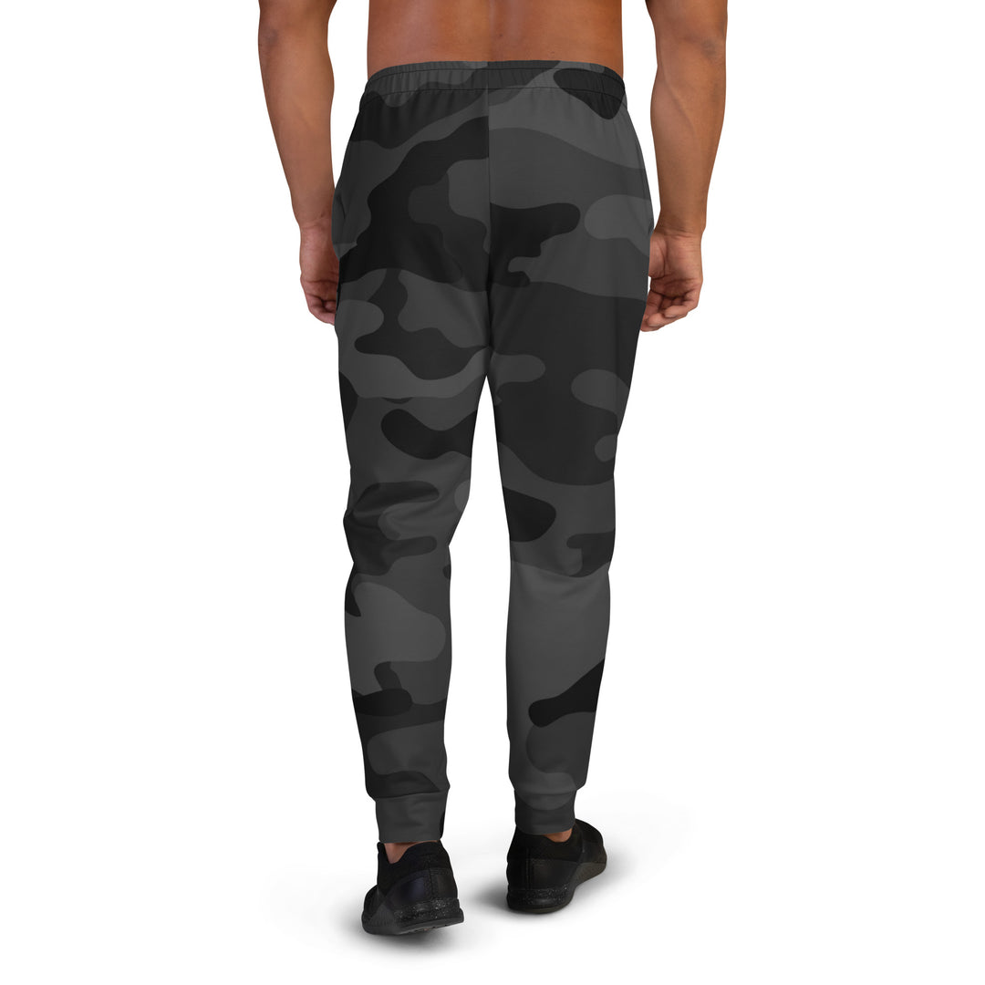 Mens Patriotic Sweatpants Joggers - Black Camo 2.0