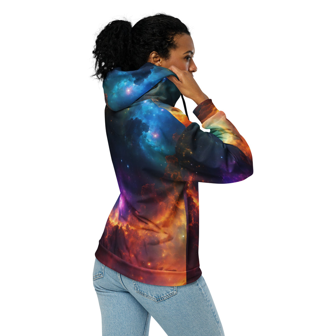 Panoramic Zip Hoodie - Galactic Cosmos