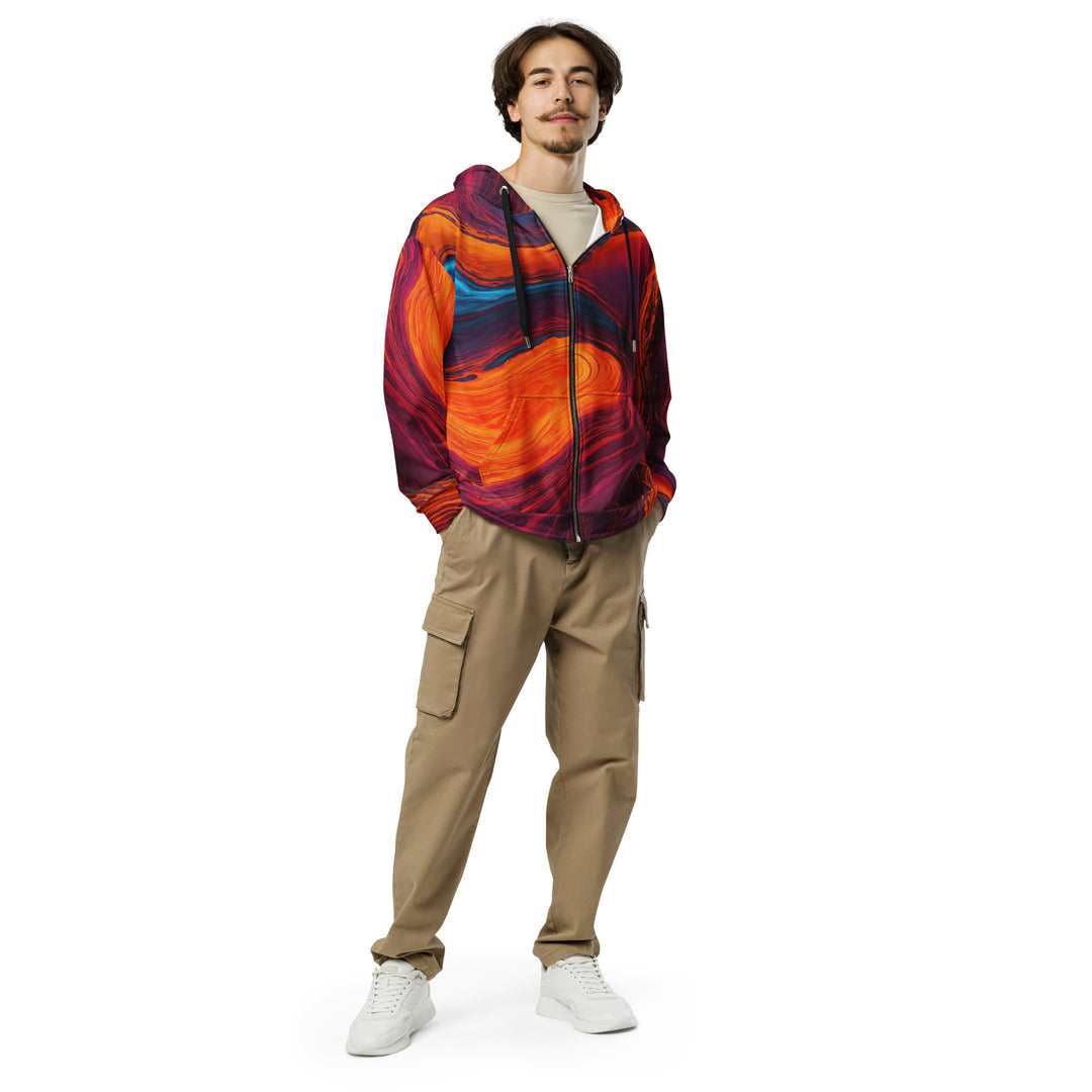 Lava Water - Panoramic Zip Hoodie