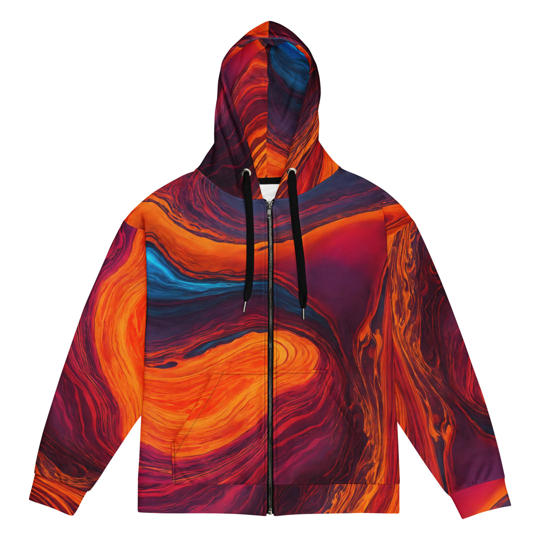 Lava Water - Panoramic Zip Hoodie