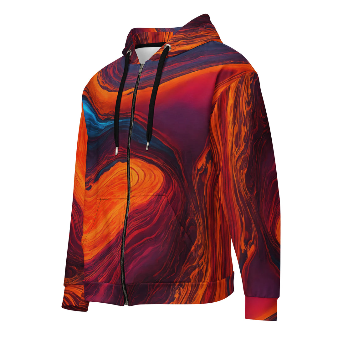 Lava Water - Panoramic Zip Hoodie