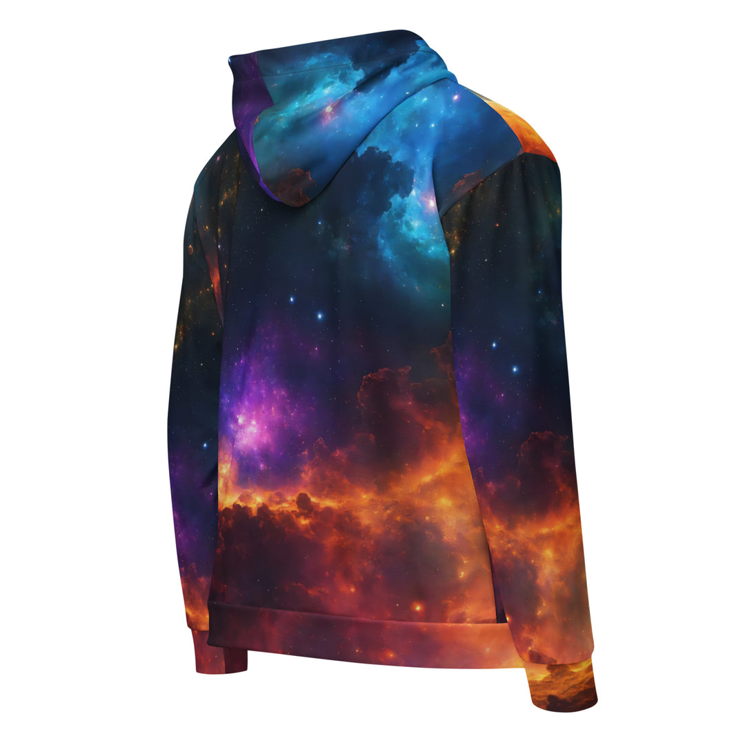 Panoramic Zip Hoodie - Galactic Cosmos