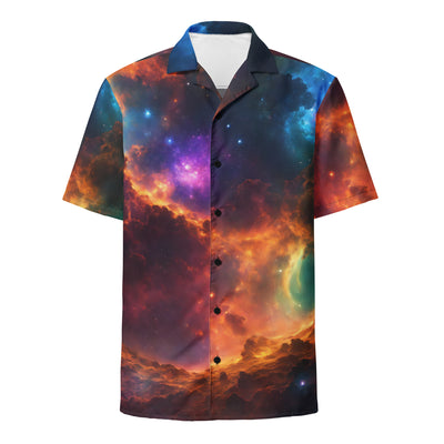 Galactic Cosmos - Panoramic Button Shirt