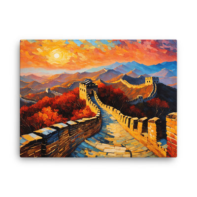 Van Gogh Great Wall of China, Lost Artwork, Vincent Van Gogh Canvas