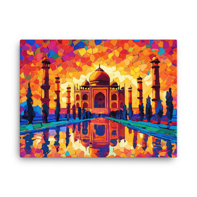 Van Gogh Taj Mahal Mosaic, Lost Artwork, India Art, Van Gogh Canvas
