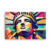 Statue of Liberty Art, Lady Liberty, Andy Warhol, Contemporary NYC Art, Warhol Canvas