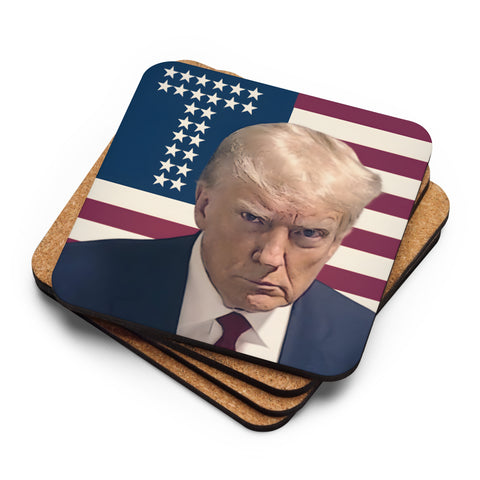 Donald Trump Coaster, Trump Drink Coaster, USA, Patriotic Gift, Trump Gifts, Funny Coasters, Political, MAGA
