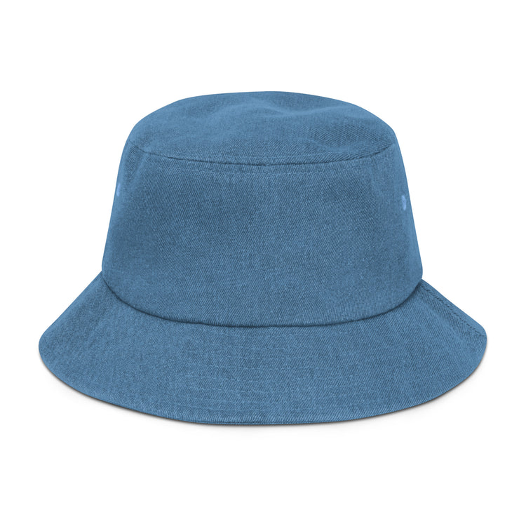 JESUS Denim Bucket Hat, Christian Bucket Hats, Christian Beach Hat