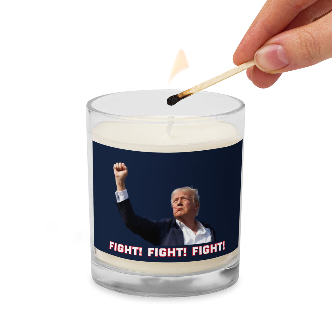 Donald Trump Candle, Navy Trump Fight Candle, Trump Wax Candle, Fight Fight Fight, Trump 2024 Candle