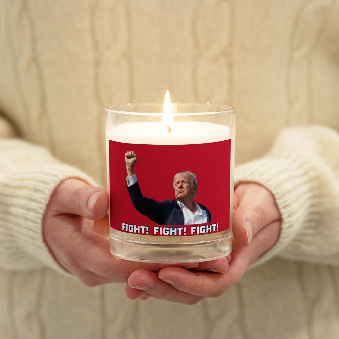 Donald Trump Candle, Red Trump Fight Candle, Trump Wax Candle, Fight Fight Fight, Trump 2024 Candle