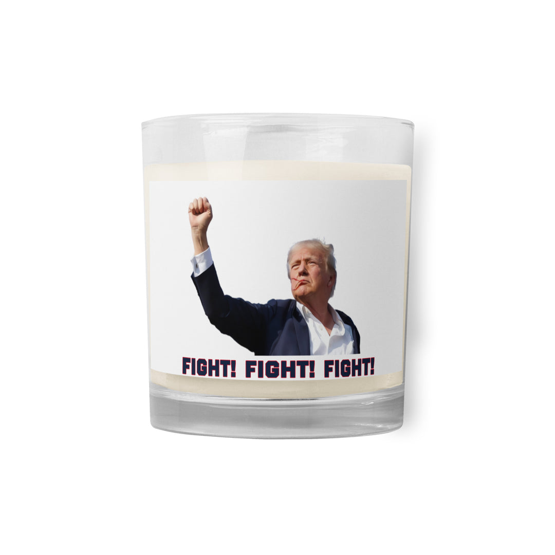 Donald Trump Candle, White, Trump Fight Candle, Trump Wax Candle, Fight Fight Fight, Trump 2024 Candle