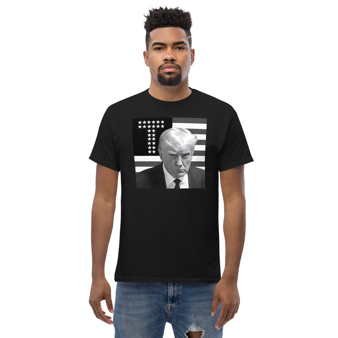 Donald Trump Mugshot Tee, Black & White, Trump T Shirt, Trump USA Shirt, Trump 2024 Shirt