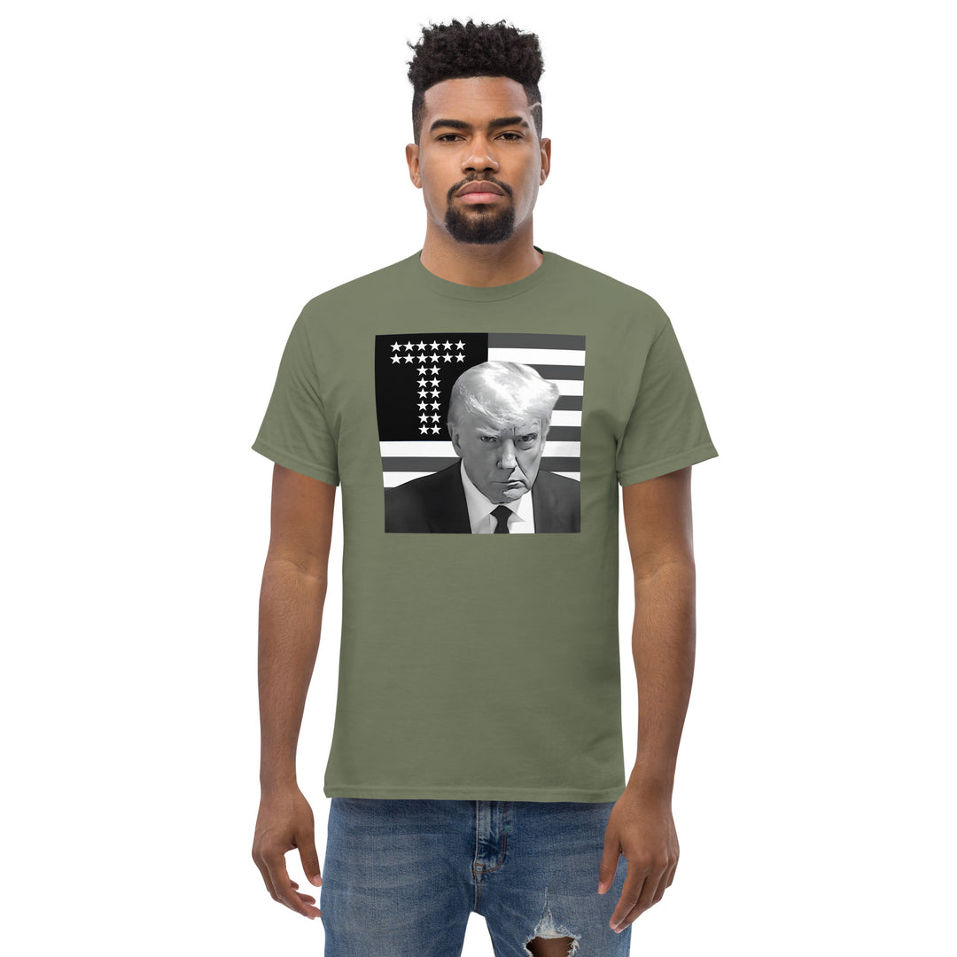 Donald Trump Mugshot Tee, Black & White, Trump T Shirt, Trump USA Shirt, Trump 2024 Shirt