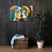 Picasso Wall Art, Kiss, Pablo Picasso Wall Art, Abstract Canvas Wall Art, Lips Wall Art, Modern Abstract Wall Art, Love Wall Art