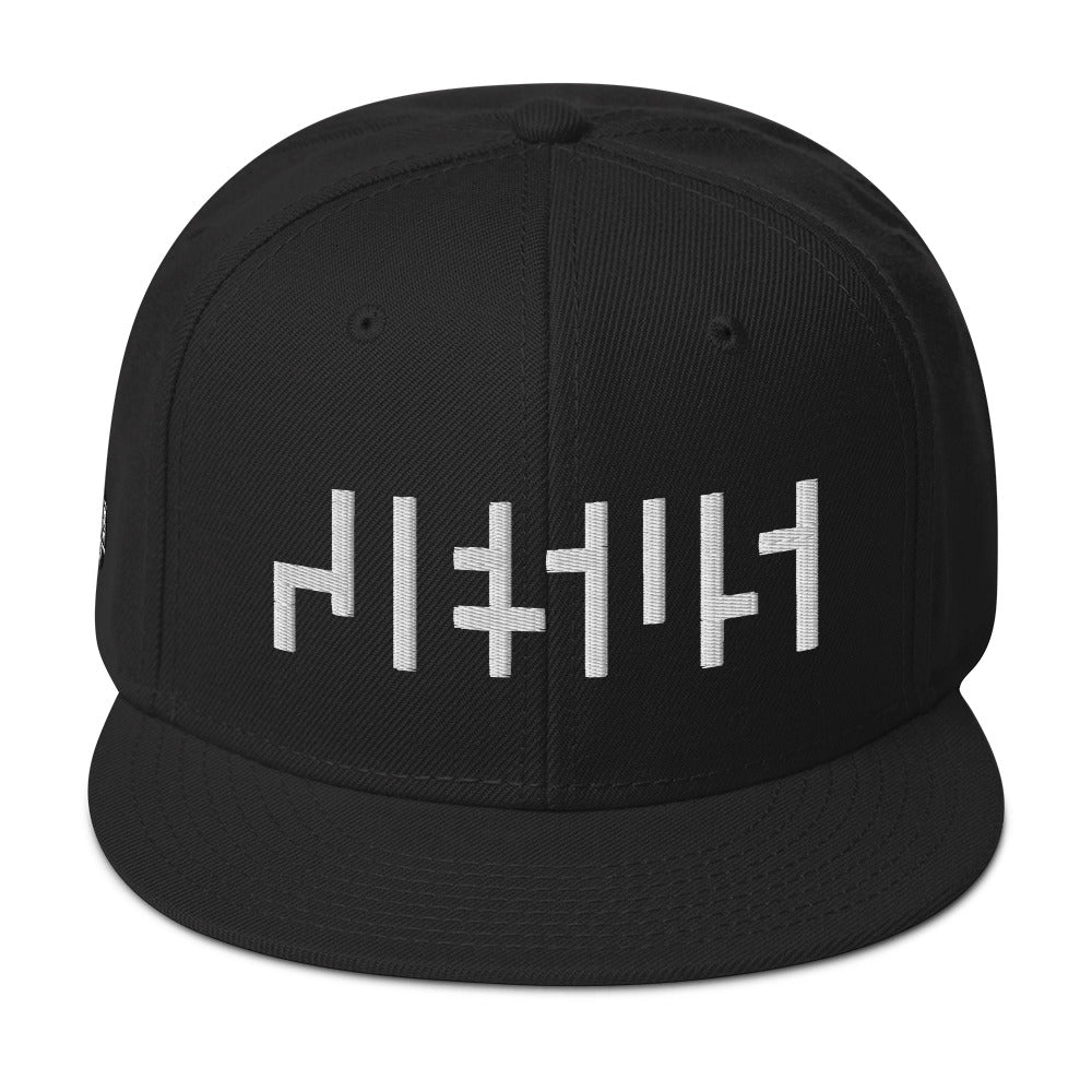 JESUS Snapback Hat, Black, White Print, Christian Baseball Caps, Christian Hats