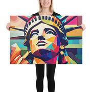 Statue of Liberty Art, Lady Liberty, Andy Warhol, Contemporary NYC Art, Warhol Canvas
