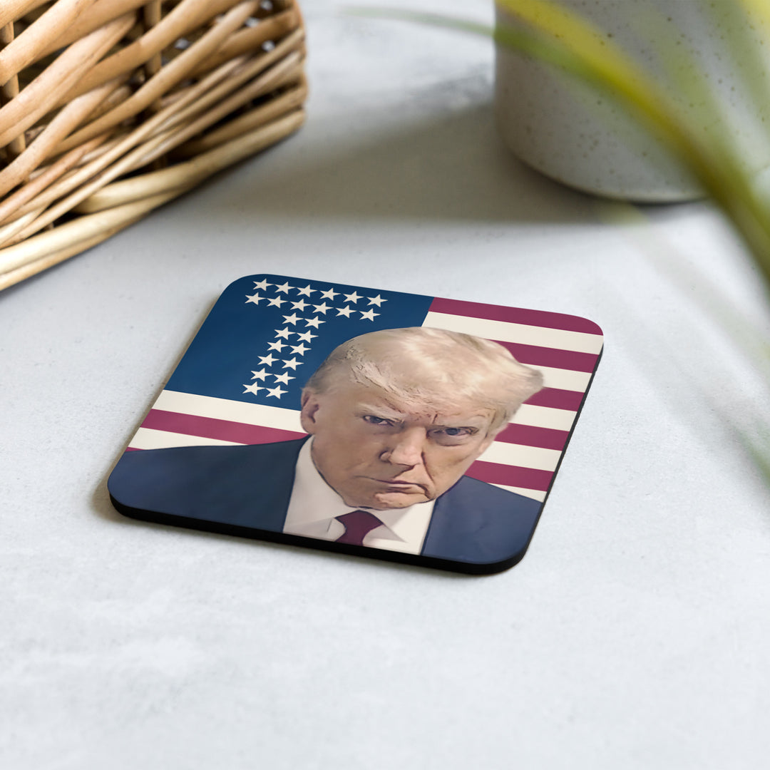 Donald Trump Coaster, Trump Drink Coaster, EE.UU., Regalo Patriótico, Regalos Trump, Posavasos Divertidos, Político, MAGA