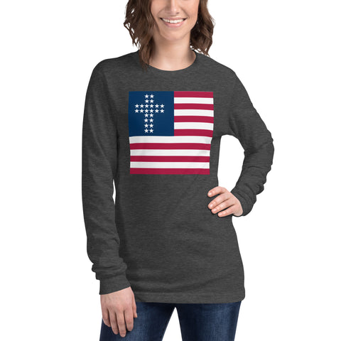 Unisex American Christian Flag Long Sleeve Tee