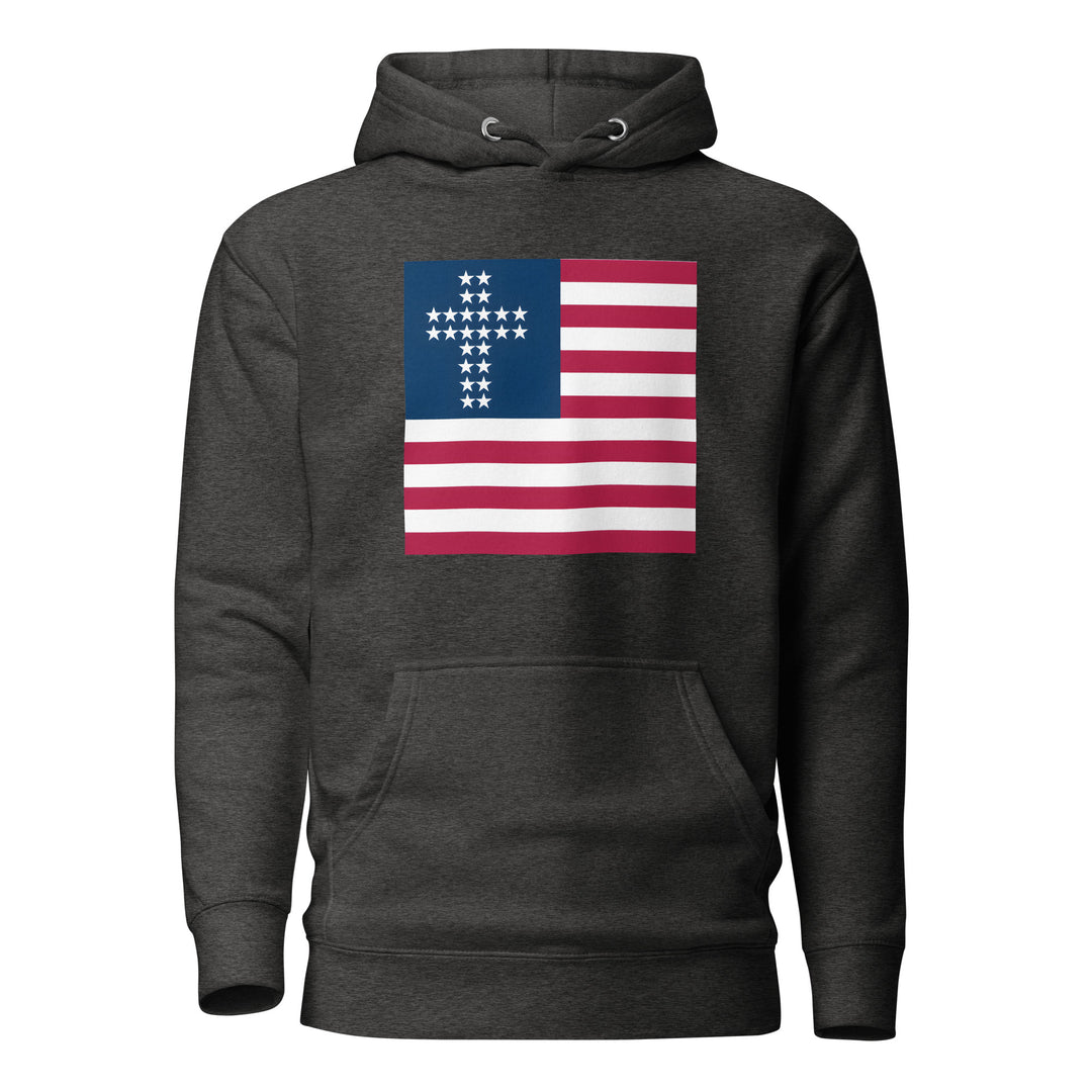 Unisex Patriotic Christian USA Flag Hoodie