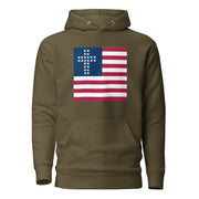 Unisex Patriotic Christian USA Flag Hoodie