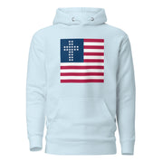 Unisex Patriotic Christian USA Flag Hoodie