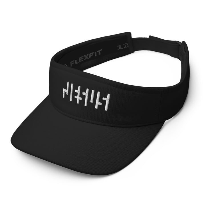 Jesus golf visor, black, white text, Chrisitan golf visors, tennis visors