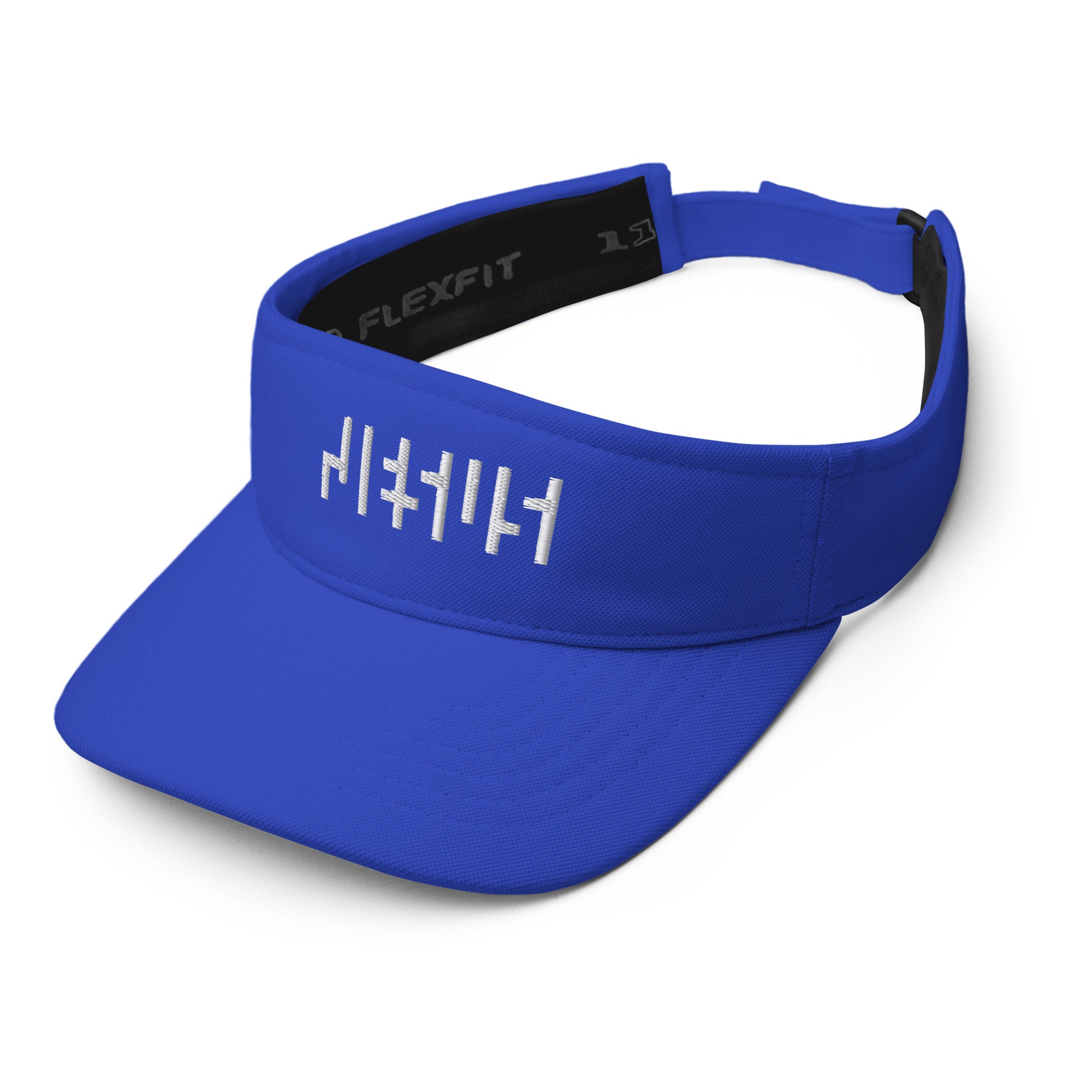 Jesus golf visor, royal blue, white text, Chrisitan golf visors, tennis visors