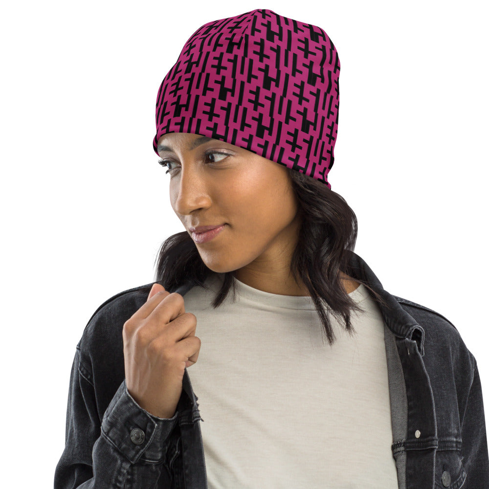 Gorro JESUS ​​- Rosa e Preto INFINITY 1.0