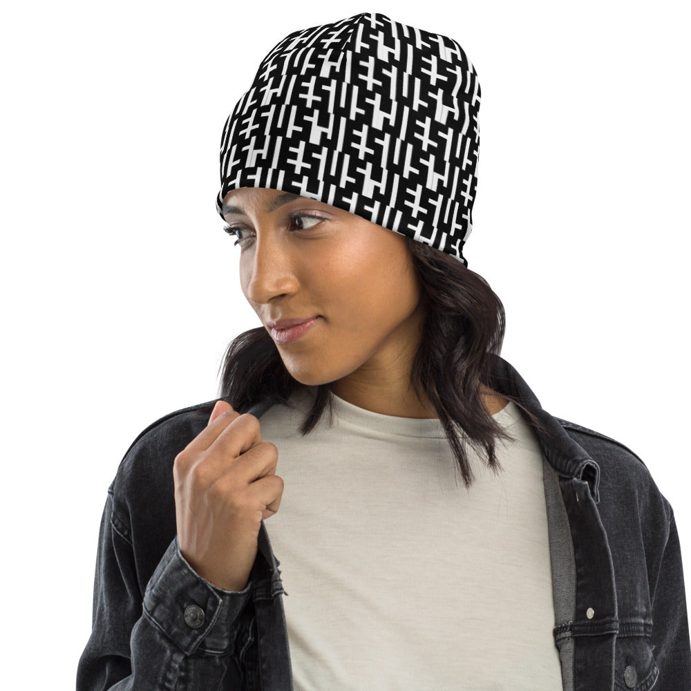 Gorro JESUS ​​- Blanco y Negro INFINITY 1.0