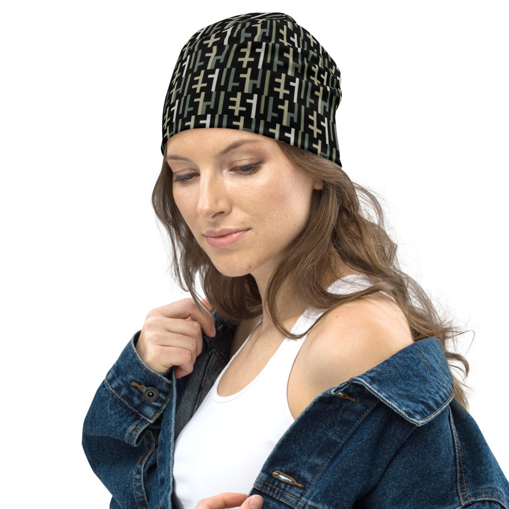 Gorro JESUS ​​- Camo negro INFINITY 1.0