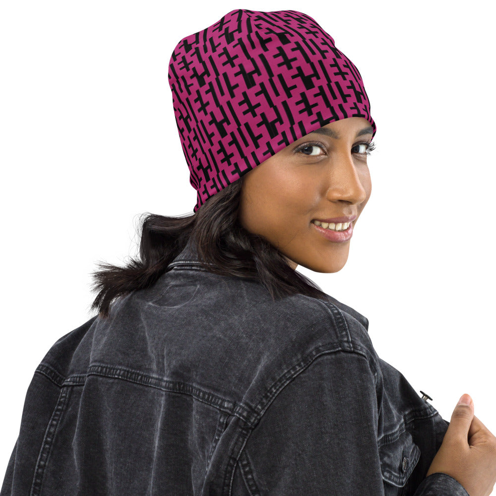 Gorro JESUS ​​- Rosa e Preto INFINITY 1.0