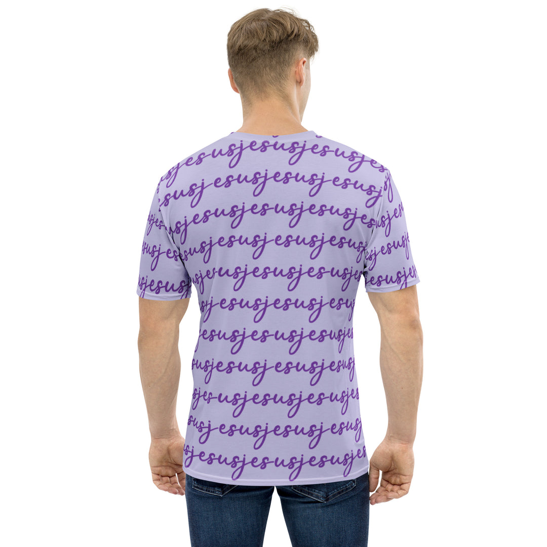 Camiseta masculina JESUS ​​– Roxo INK-FINITY