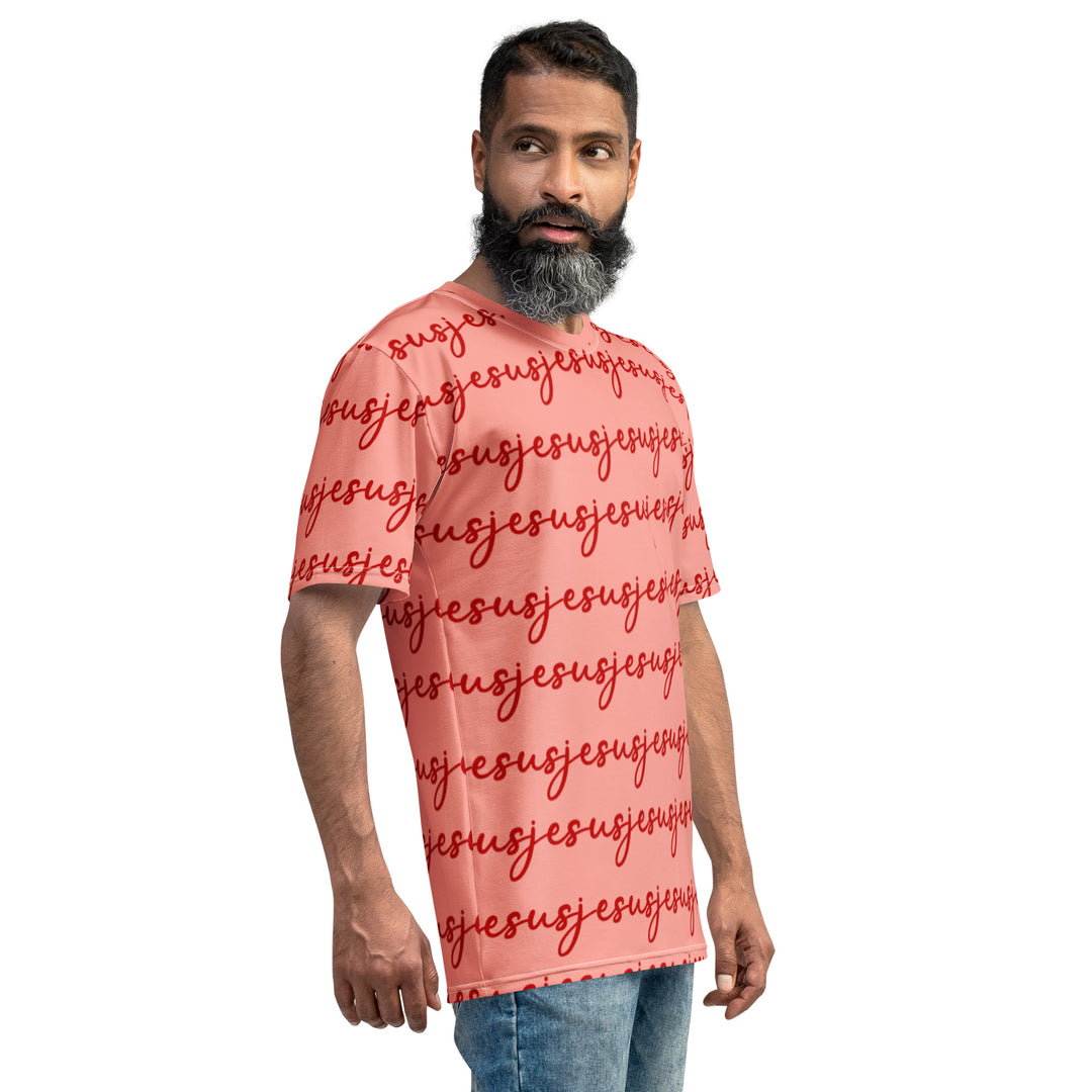 Camiseta JESÚS para hombre - Roja INK-FINITY