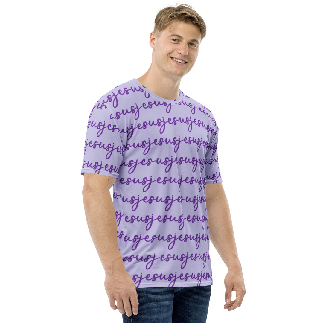 Camiseta masculina JESUS ​​– Roxo INK-FINITY