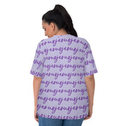 Womens JESUS T Shirt - Purple INK-FINITY