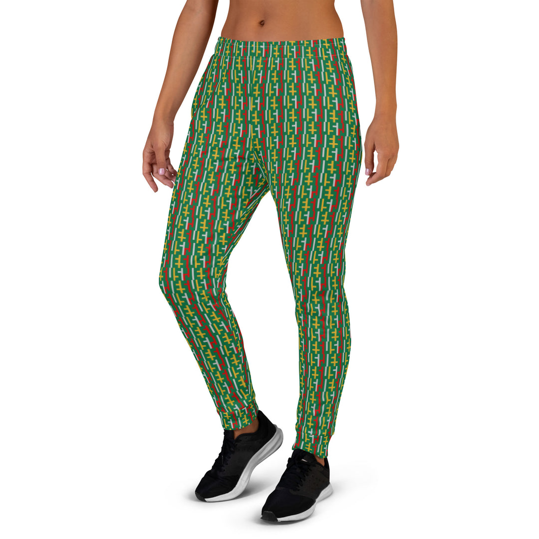 Womens Ugly Christmas JESUS Joggers - INFINITY