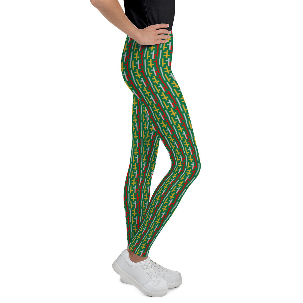 Youth Ugly Christmas JESUS Leggings - INFINITY