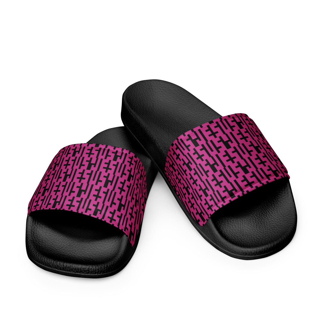 Chanclas JESUS ​​para hombre - Rosa y negro INFINITY 1.0