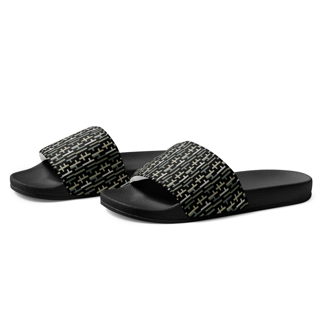 Chanclas JESUS ​​para hombre - Camuflaje negro INFINITY 1.0