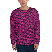 JESU5 Negative Space | Unisex INFINITY Sweatshirt | Pink & Black | Get Bold Gear | Coolest CHRISTlAN Clothing on the Planet
