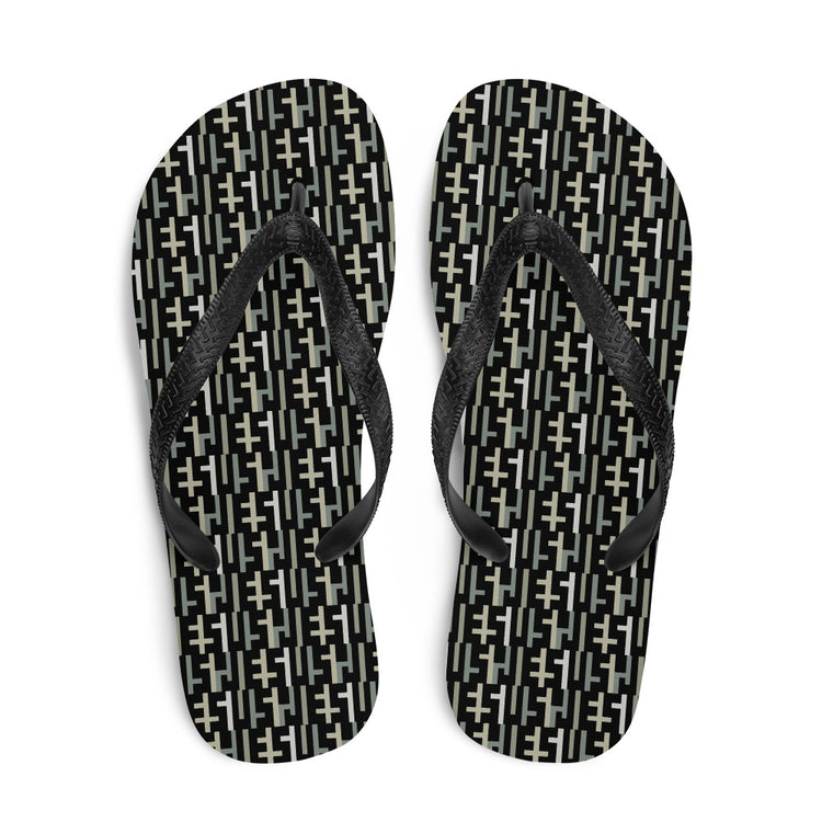 Negative Space | JESUS INFINITY Flip Flops | Black Camo | Get JESU5 Gear | Coolest CHRISTIAN Clothing on the Planet