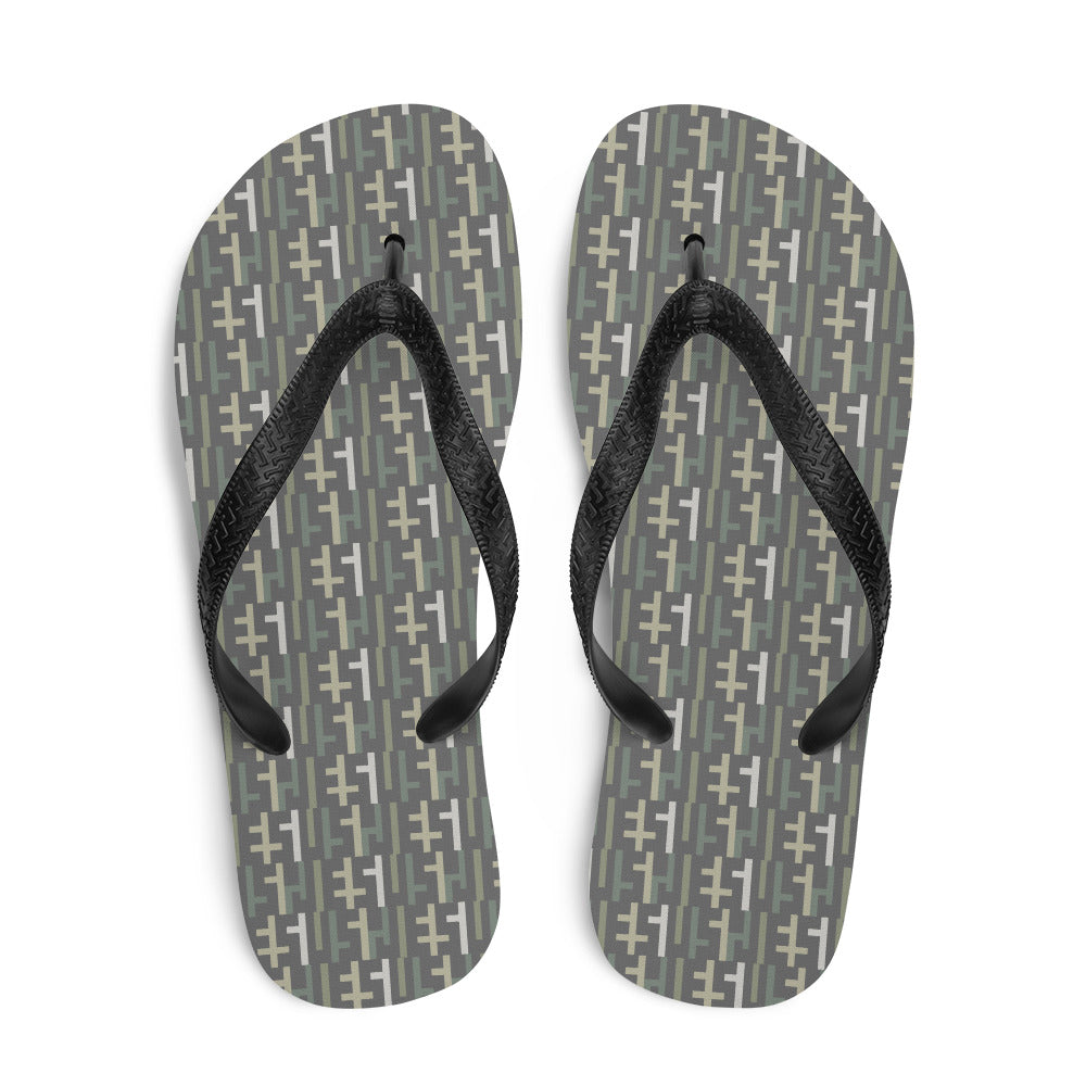 Negative Space | JESUS INFINITY Flip Flops | Grey Camo | Get JESU5 Gear | Coolest CHRISTIAN Clothing on the Planet