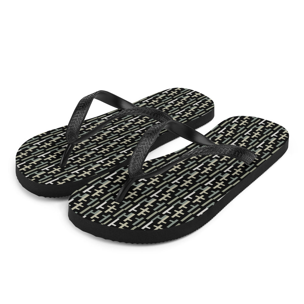 Negative Space | JESUS INFINITY Flip Flops | Black Camo (2) | Get JESU5 Gear | Coolest CHRISTIAN Clothing on the Planet