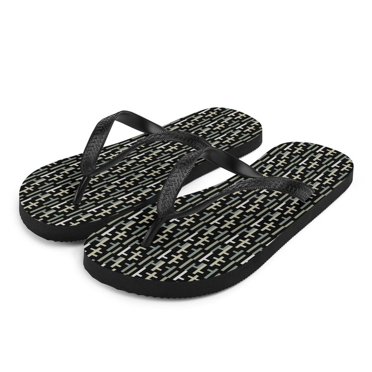 Negative Space | JESUS INFINITY Flip Flops | Black Camo (2) | Get JESU5 Gear | Coolest CHRISTIAN Clothing on the Planet