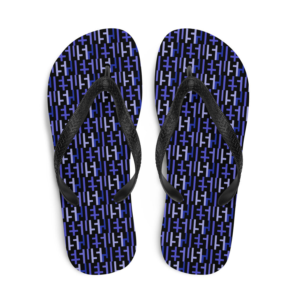 Negative Space | JESUS INFINITY Flip Flops | Black & Purple | Get JESU5 Gear | Coolest CHRISTIAN Clothing on the Planet