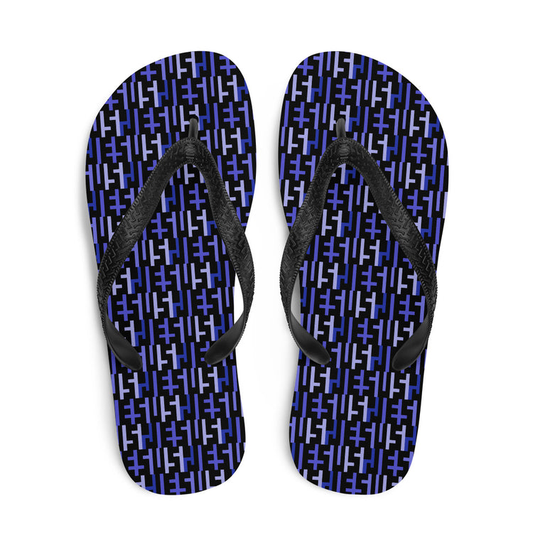 Negative Space | JESUS INFINITY Flip Flops | Black & Purple | Get JESU5 Gear | Coolest CHRISTIAN Clothing on the Planet