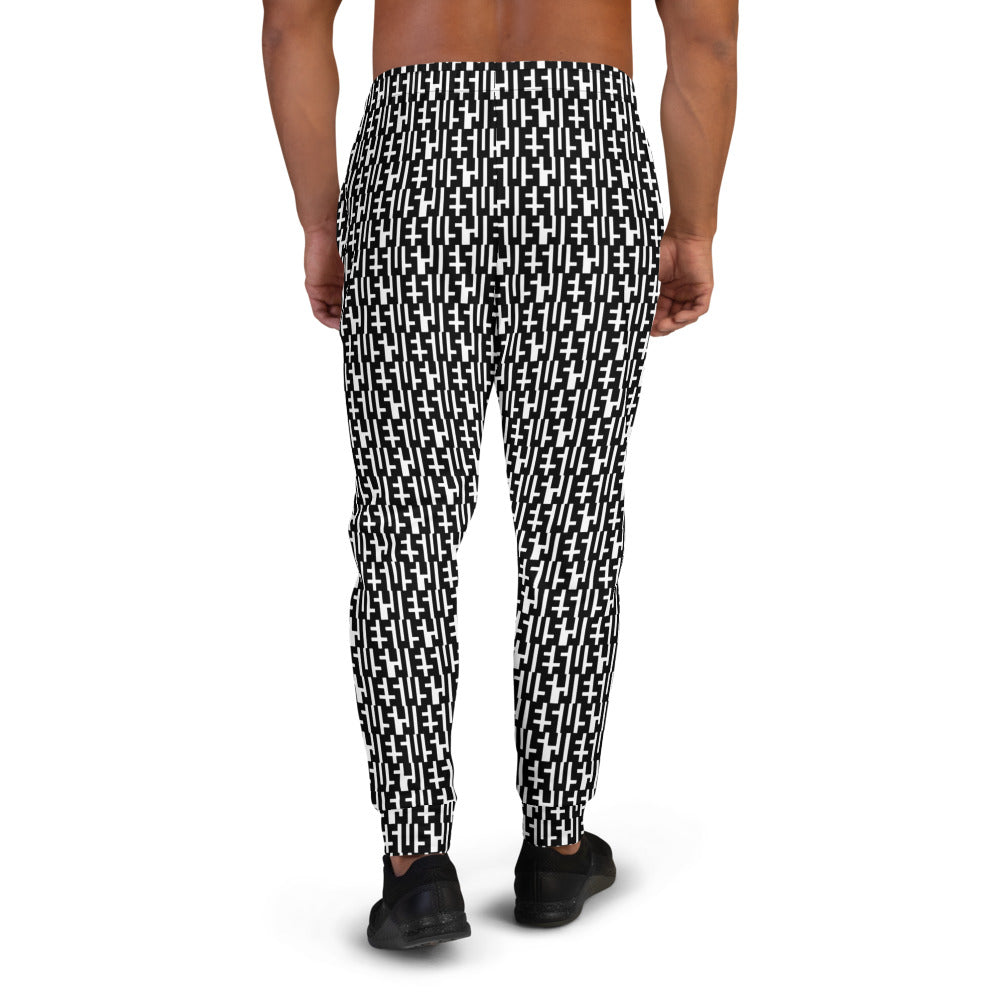 JESUS Negative Space | Mens INFINITY Sweatpants Joggers | Black & White | Get JESU5 Gear | Coolest CHRISTIAN Clothing on the Planet